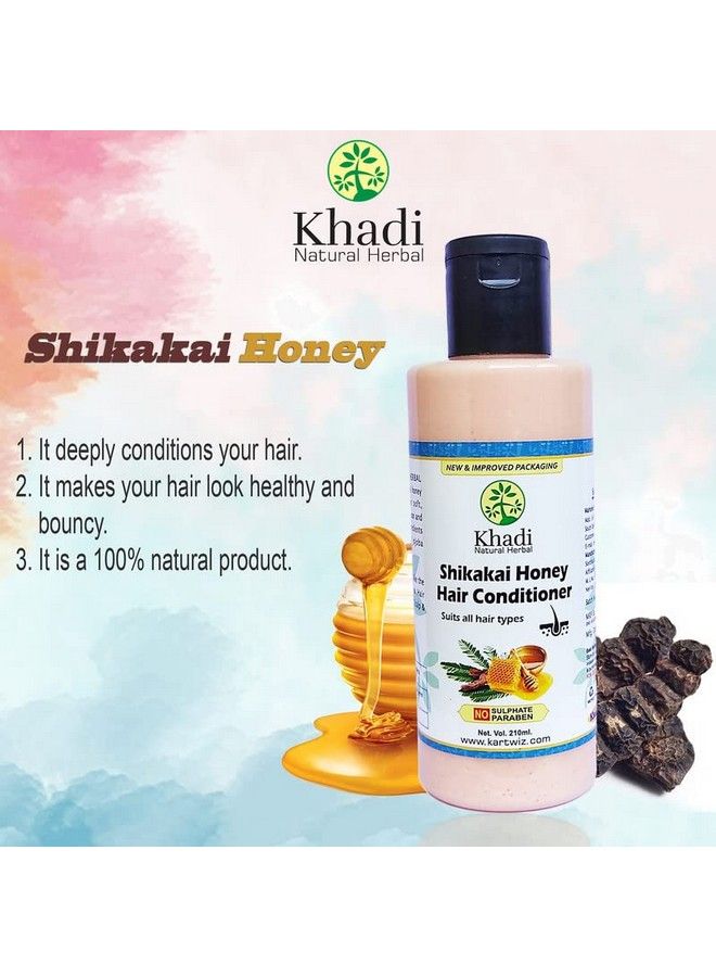 Khadi Shikakai & Honey Conditioner (Sls & Paraben Free) 630Ml