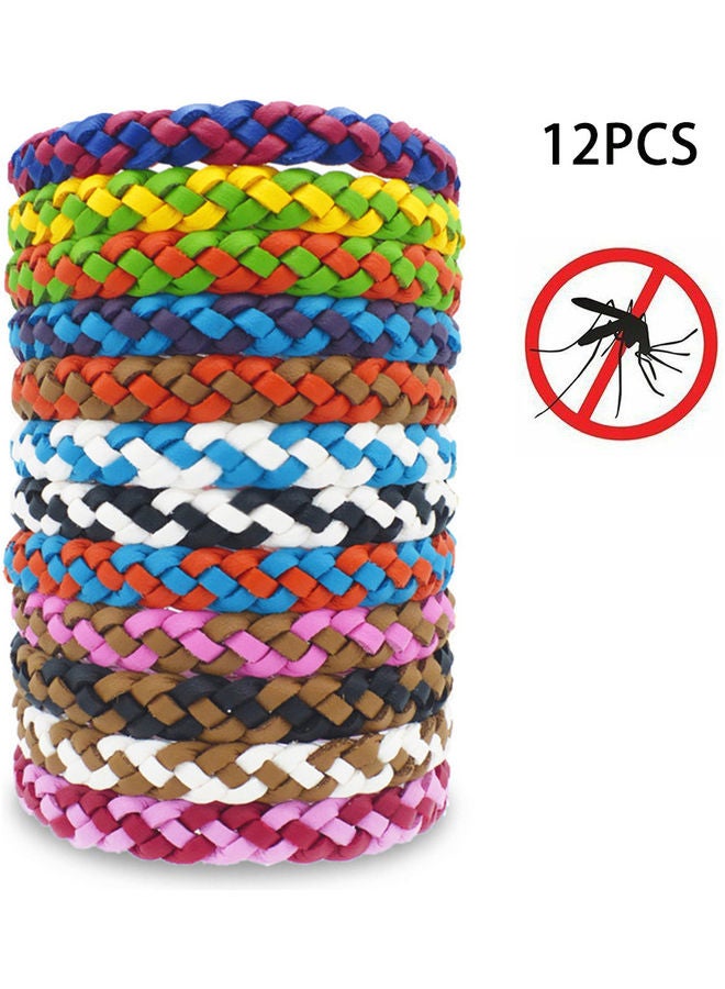 12-Piece Outdoor Insect Repellent Bracelet 20.00x2.00x15.00cm