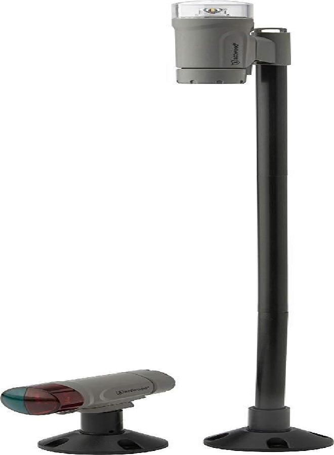 14196-7 Water-Resistant All-Craft Portable Navigation Light Kit, Marine Gray Finish
