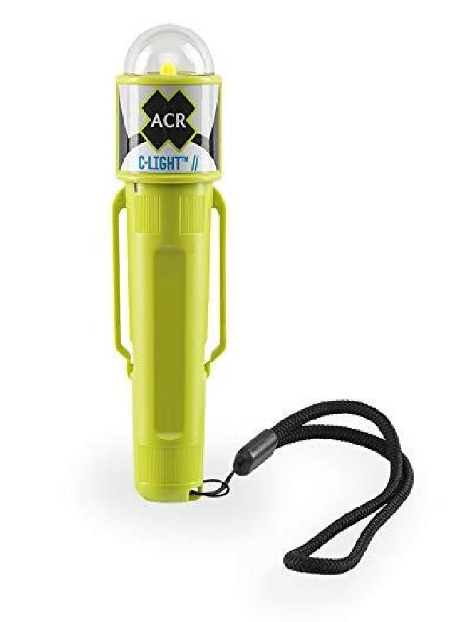 C-Light™  Led Pfd Vest Light With Clip, Velcro Strap, Uscg, Solas