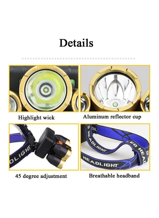 Large-Caliber Rechargeable LED Emergency Head Light