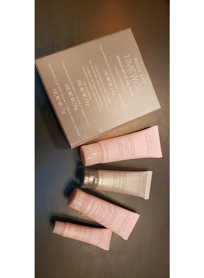 TimeWise Age Minimize 3D Miracle Set - Travel The Go Set - Normal Dry Skin