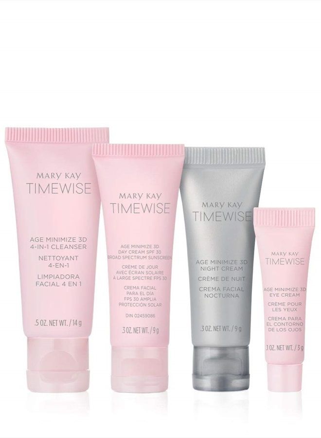 TimeWise Age Minimize 3D Miracle Set - Travel The Go Set - Normal Dry Skin