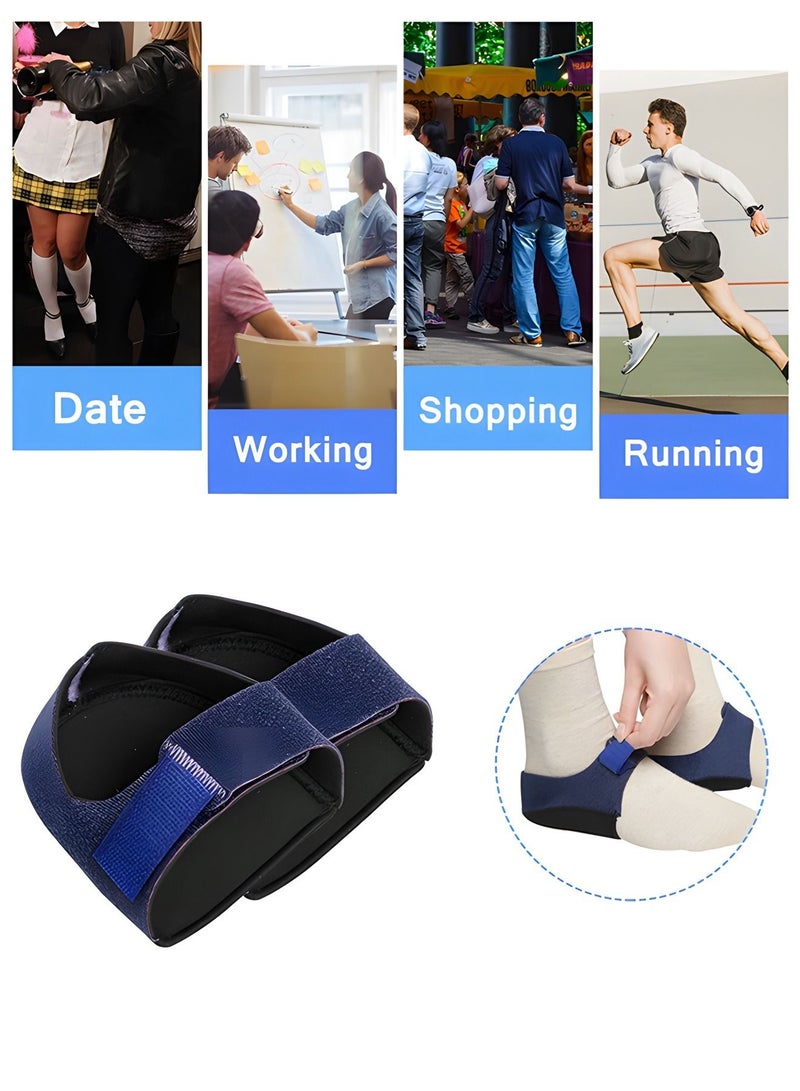 Heel Protectors, Heel Cups, Heel Sleeve, Support for Heel Pain, Plantar Fasciitis, Achilles Tendinitis,Adjustable Heel Pads for Heel Pain Relief,Sports Protection Parts