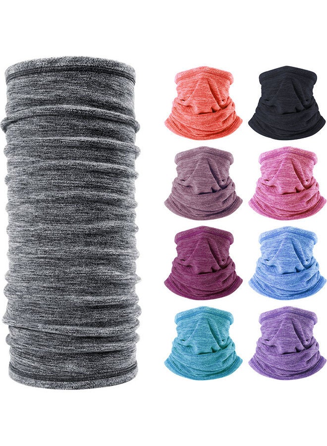 Winter Sports Neck Warm Collar Thicken Soft Face Scarf Mask Neck Gaiter Neck Cover for Winter Rose Red 30.00*1.00*25.00cm