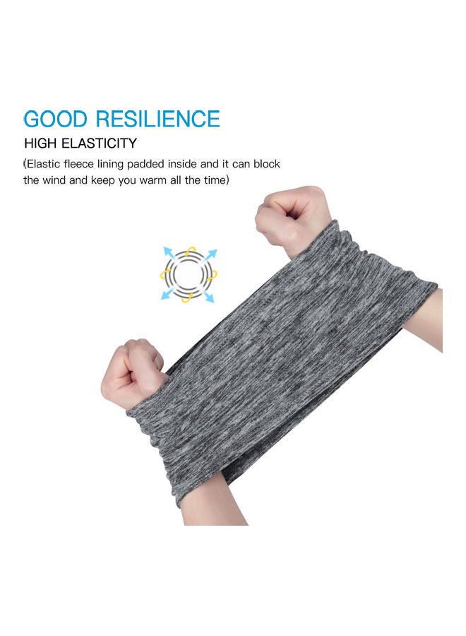 Winter Sports Neck Warm Collar Thicken Soft Face Scarf Mask Neck Gaiter Neck Cover for Winter Rose Red 30.00*1.00*25.00cm
