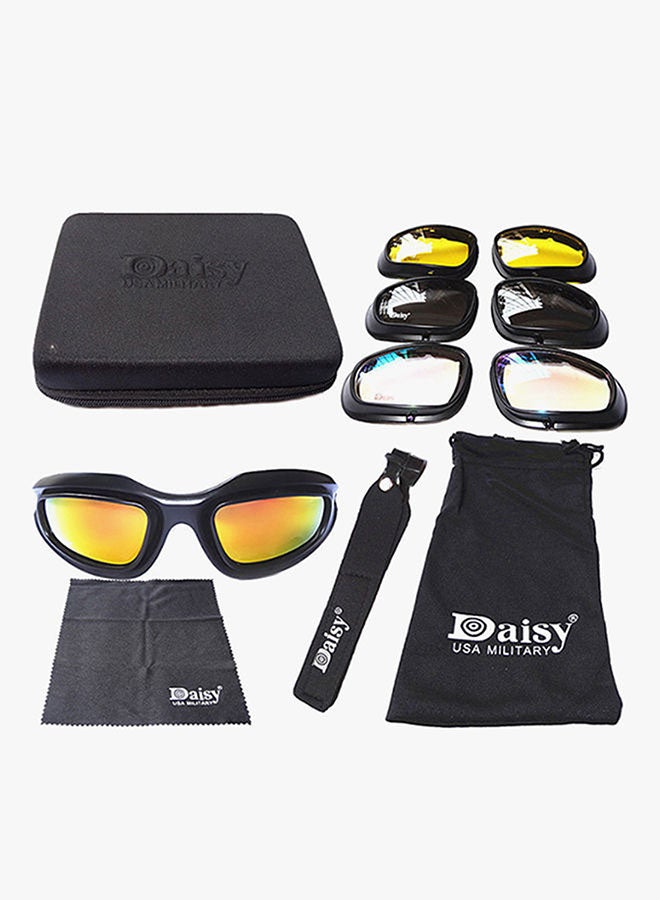 9 Piece Goggles Mirror Bulletproof