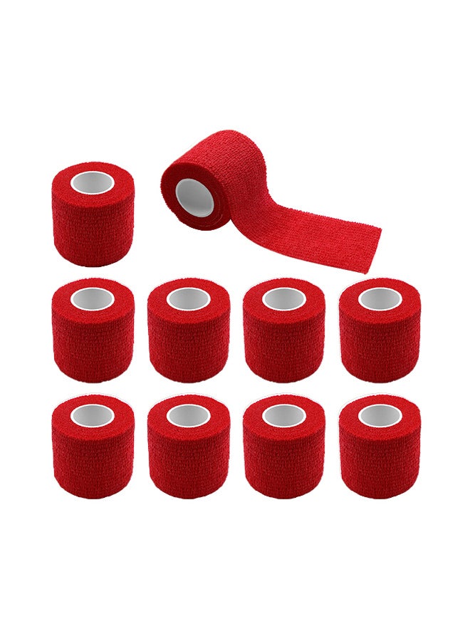 10-Piece Self Adhesive Bandage Set 26x6x11cm