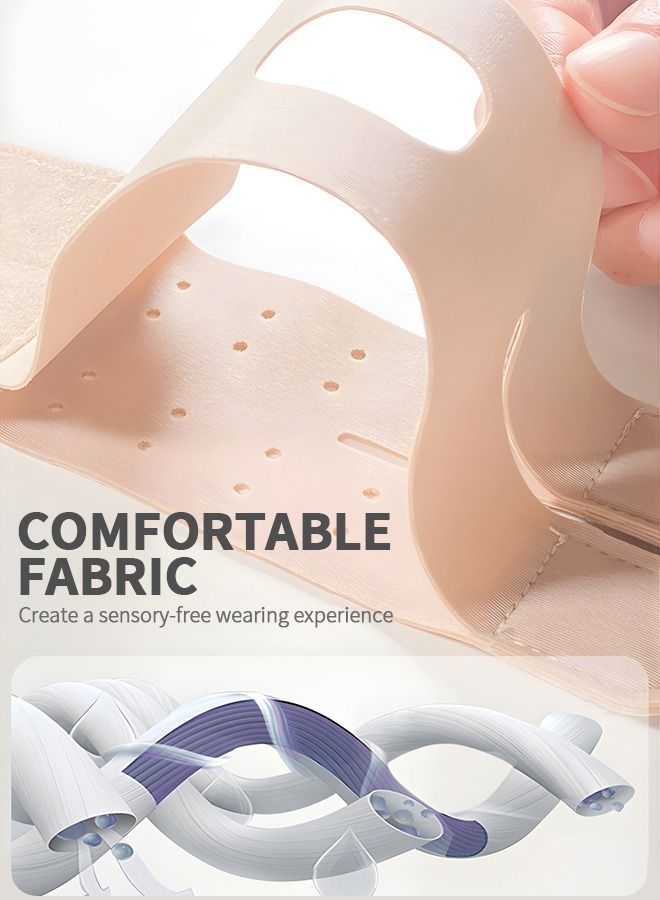 2 Pcs Wrist Brace for TFCC Tears, Adjustable Support Ultra Thin Compression Wrist Wraps, Ergonomic Hand Wrist Wraps Compression Strap for Working Out Sport Weightlifting