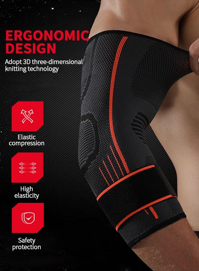 Elbow Support, Compression Support Sleeves, Compression Sports Elbow Pads, Fitness Cycling Sports Elbow Pads, Joint Pain Relief Elbow Compression Sleeves