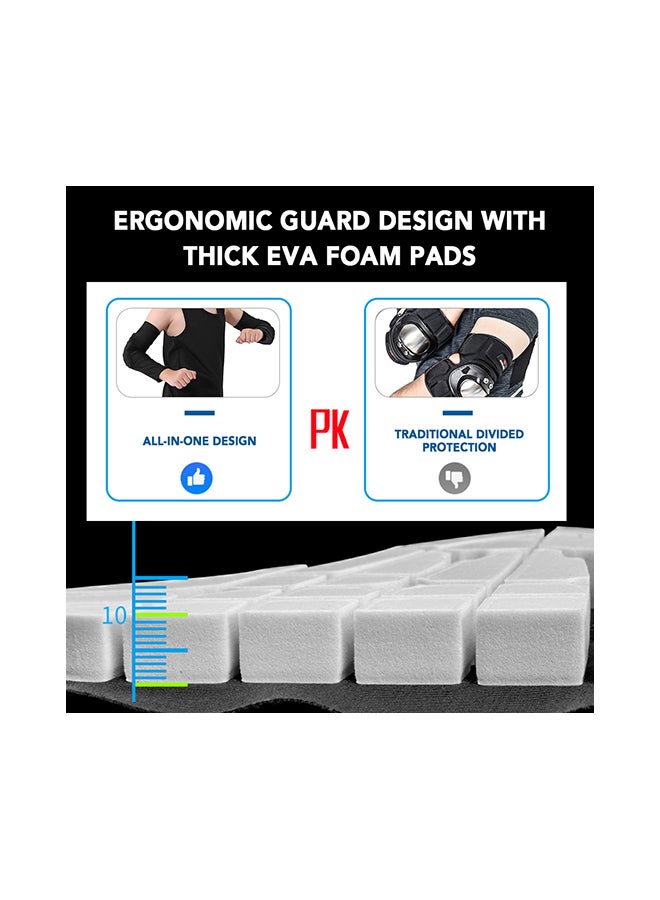 2-Piece Elbow Support Pads Guard Set 24x2x16cm