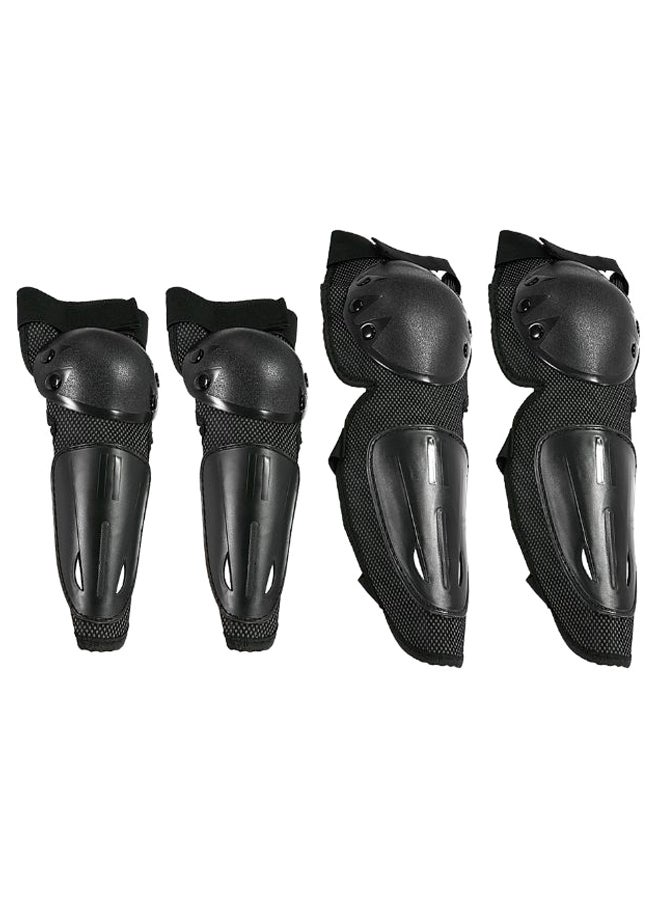 4-Piece Motorcycle Racing Knee Pad Set