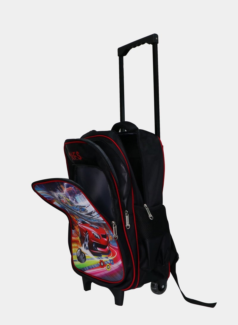 Kids School Trolley Backpack set of 3 With Pencil case and lunch bag for boys and girls