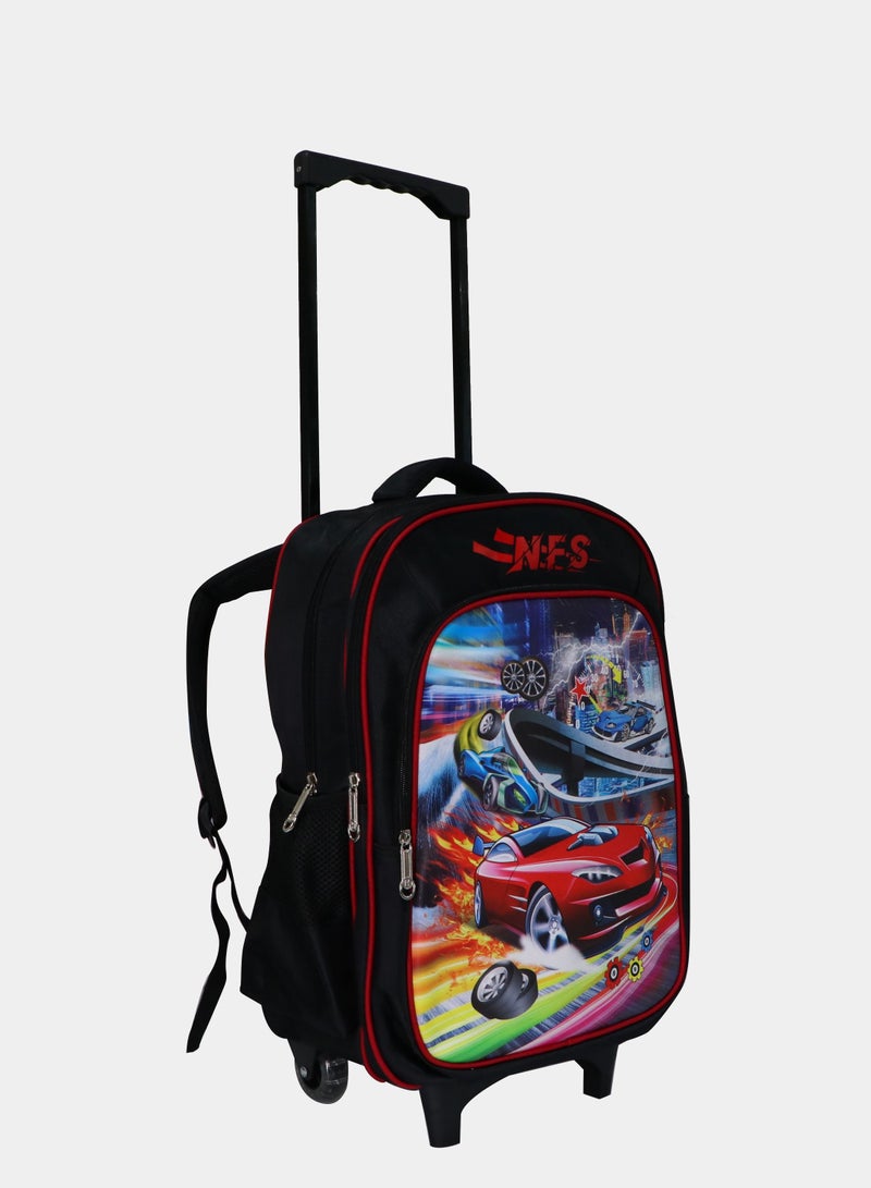 Kids School Trolley Backpack set of 3 With Pencil case and lunch bag for boys and girls
