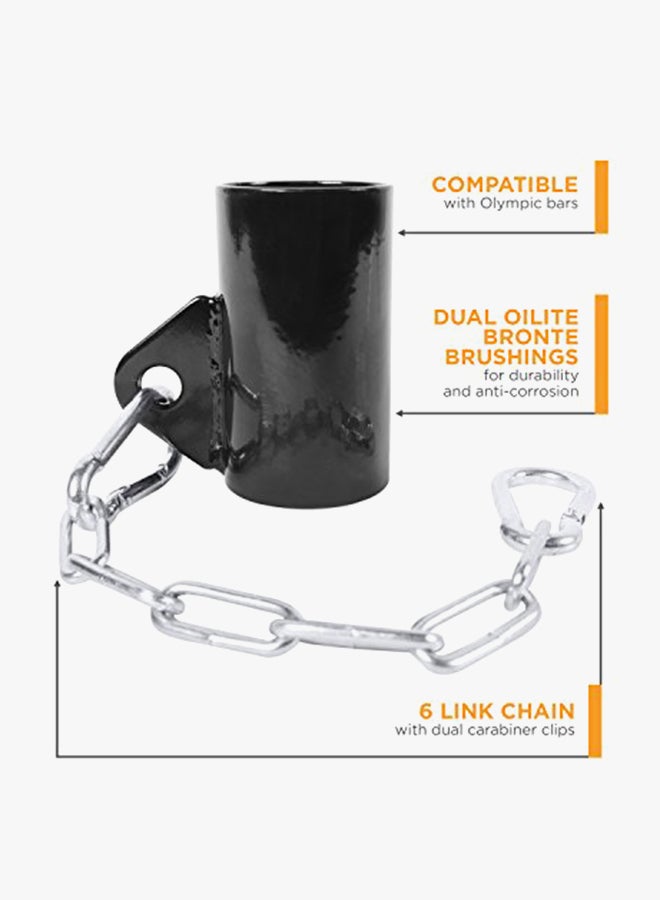 Landmine Bar Attachment Eyelet With Chain 2.2X3.75X3.6inch