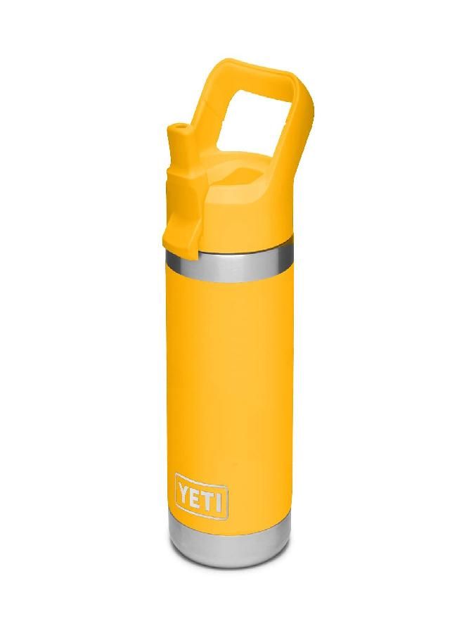 YETI Rambler Jr. 12 oz Kids Bottle, with Straw Cap, Alpine Yellow