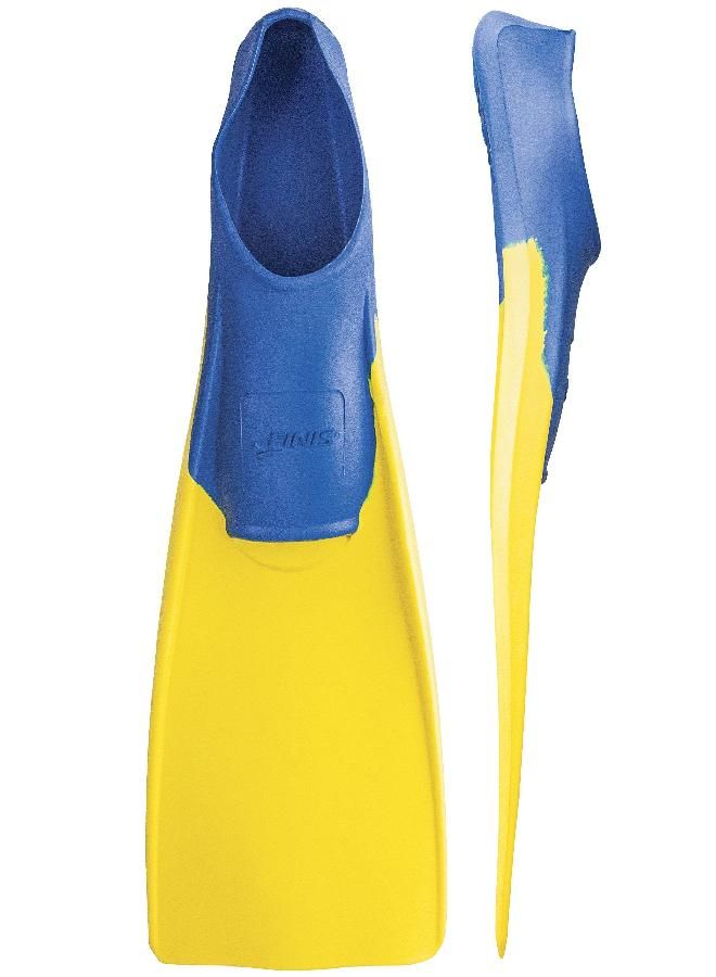 Long Floating Fins , Blue/Yellow, Xs (Us Male 1-3 / Us Female 2-4) (1.05.037.03)