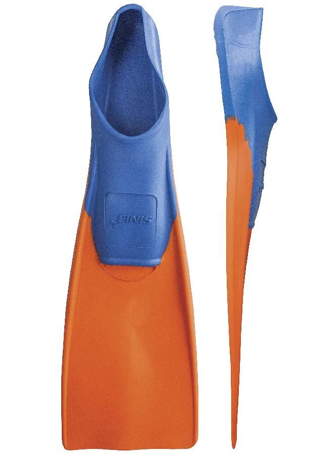 Long Floating Fins , Blue/Orange, Xxs (Jr. 11-1) (1.05.037.02)