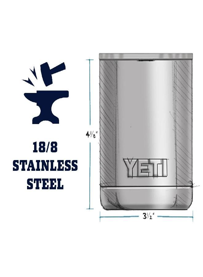 Rambler 10 Oz Lowball, Vacuum Insulated, Stainless Steel With Magslider Lid, Navy