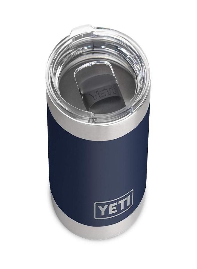 Rambler 10 Oz Lowball, Vacuum Insulated, Stainless Steel With Magslider Lid, Navy