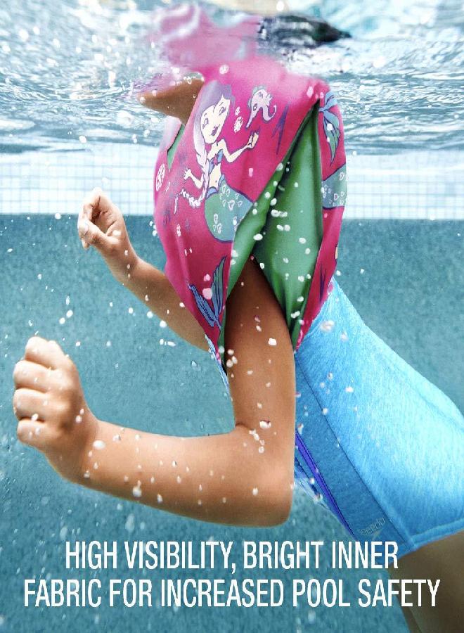 Unisex-Child Swim Arm Bands Begin To Swim, Sapphire Blue,One Size