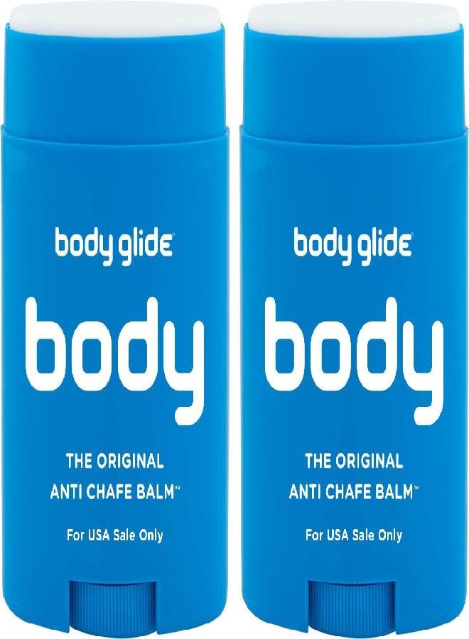 Body Glide Original Anti-Chafe Balm, 1.5oz, 2-pack , Blue