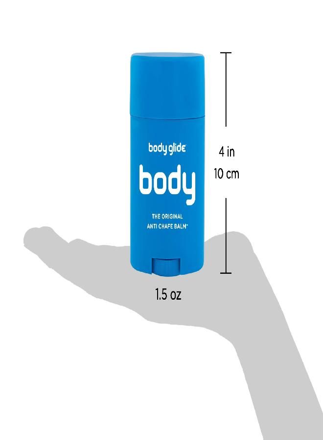 Body Glide Original Anti-Chafe Balm, 1.5oz, 2-pack , Blue