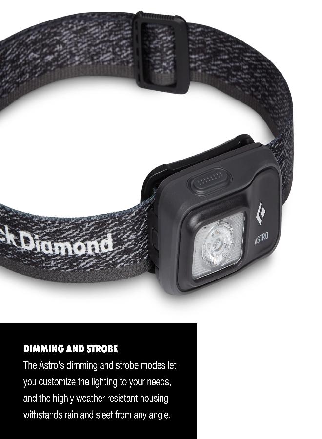 Diamond Equipment Astro 300 Headlamp, Graphite