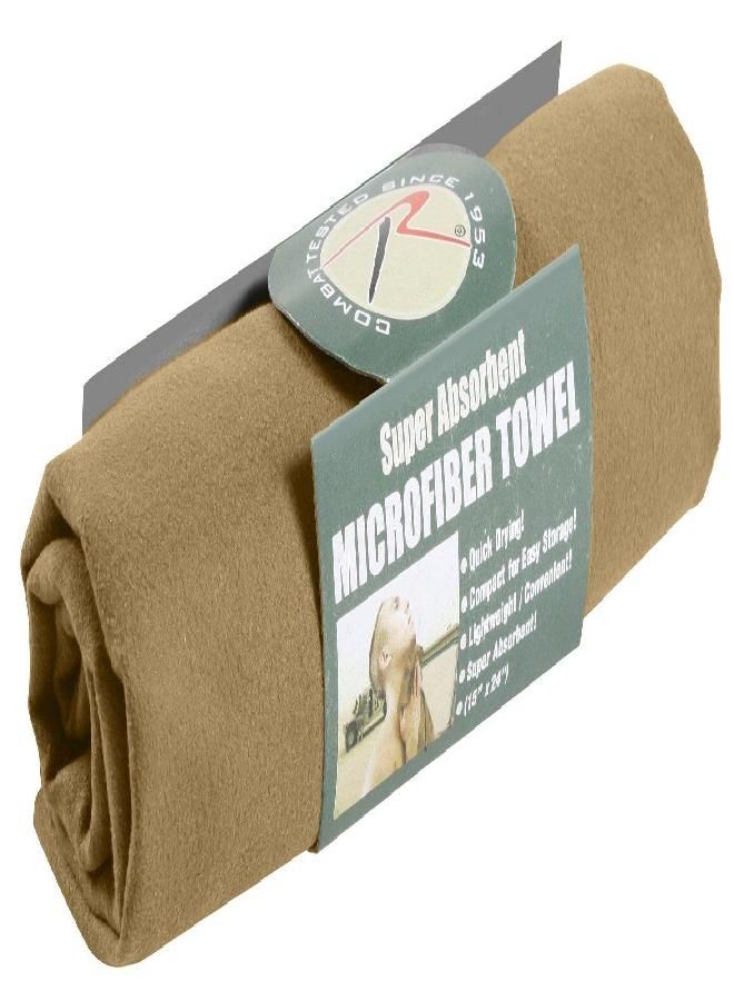 Microfiber Towel, Olive Drab, 30
