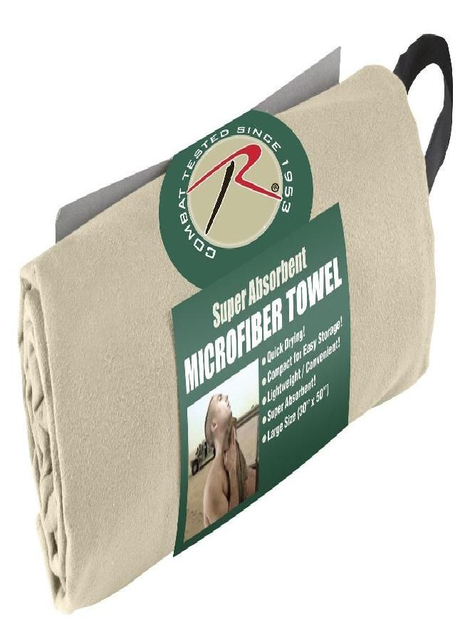 Microfiber Towel, Olive Drab, 30