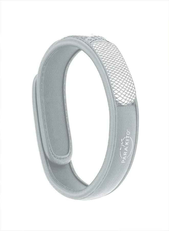 PARA'KITO Mosquito Insect & Bug Repellent Wristband - Waterproof, Outdoor Pest Repeller Bracelet w/Natural Essential Oils (Smokey Grey)