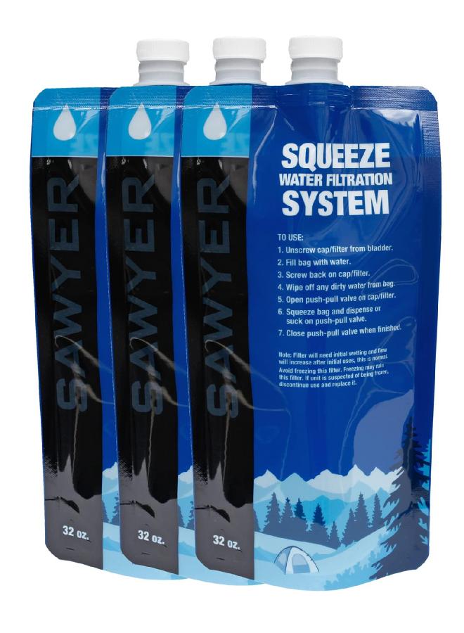 Products Sp113 Squeezable Pouch For Squeeze And Mini Water Filtration Systems, 32-Ounce, 3-Pack