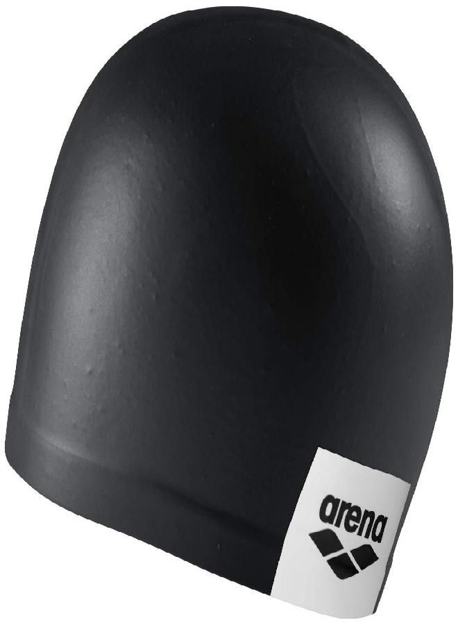 Logo Moulded Swim Cap, Black