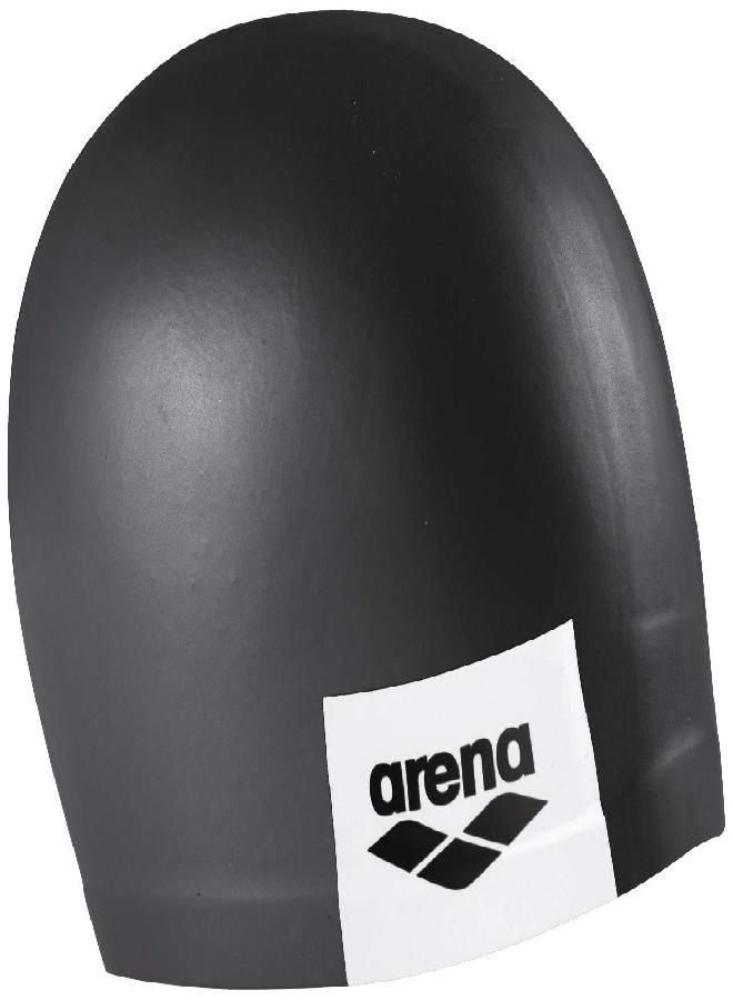 Logo Moulded Swim Cap, Black