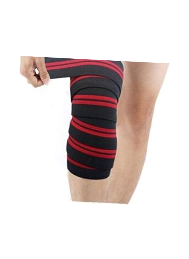 2-Piece Weightlifting Knee Wraps Arm Band Set