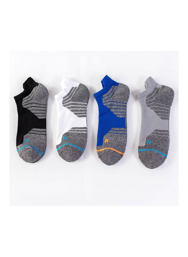 4 Pair Men Sports Stretchable Socks