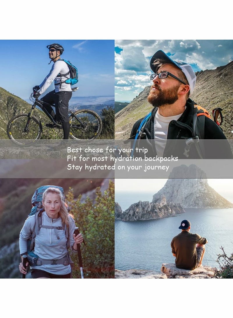 Hydration Bladder, Water Bladder BPA Free, 2 Liter Large Opening Water Reservoir, Leak Proof Military Water Storage Bladder Bag for Cycling Hiking Camping Biking Running