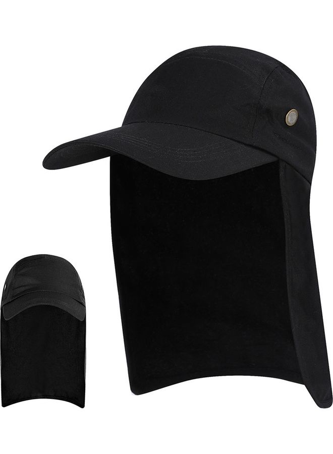 Sun Protection Cap With Neck Flap