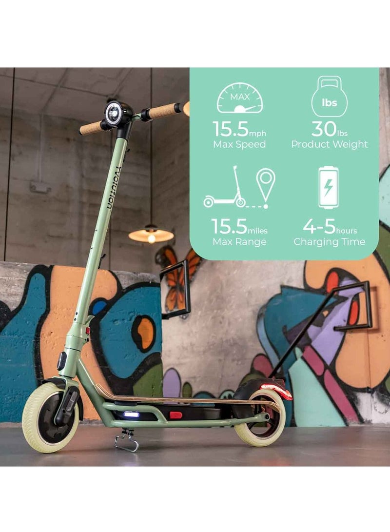 Yvolution YES Electric Scooter, Kick Scooter with 350W Motor and LED Display, Max Speed  25 kmh, 8.5
