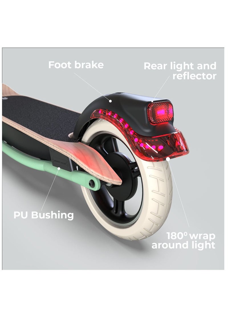 Yvolution YES Electric Scooter, Kick Scooter with 350W Motor and LED Display, Max Speed  25 kmh, 8.5