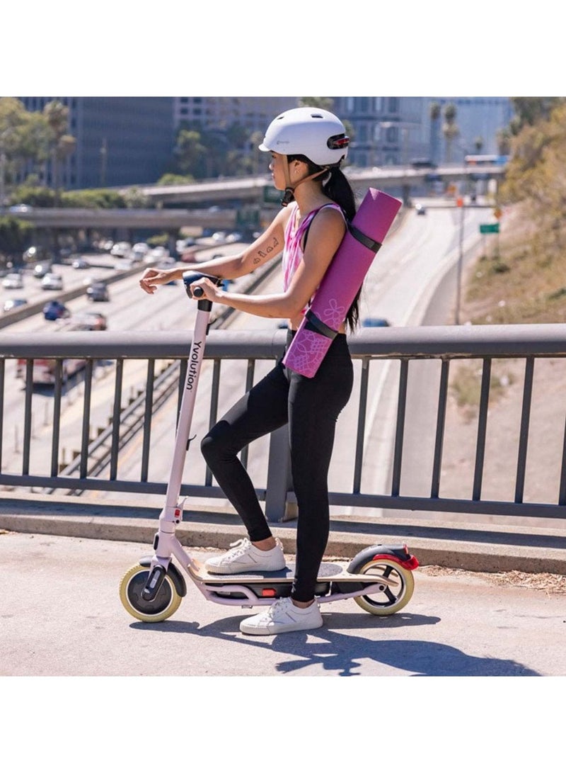 Yvolution YES Electric Scooter, Kick Scooter with 350W Motor and LED Display, Max Speed 25 kmh, 8.5
