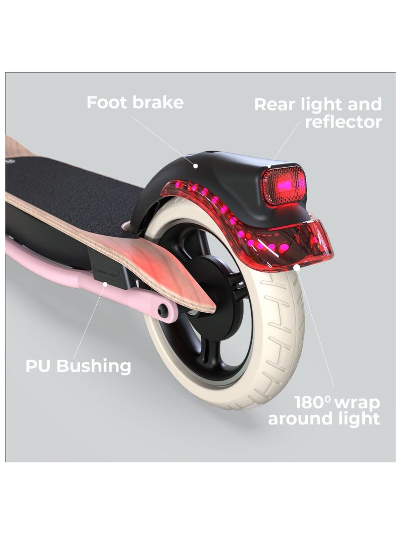 Yvolution YES Electric Scooter, Kick Scooter with 350W Motor and LED Display, Max Speed 25 kmh, 8.5