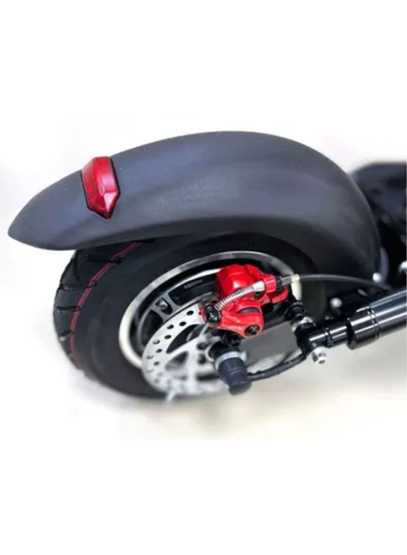 48V 13Ah Foldable Electric Scooter 10.5 Inch Off-Road Tires 3 Lights with Remote