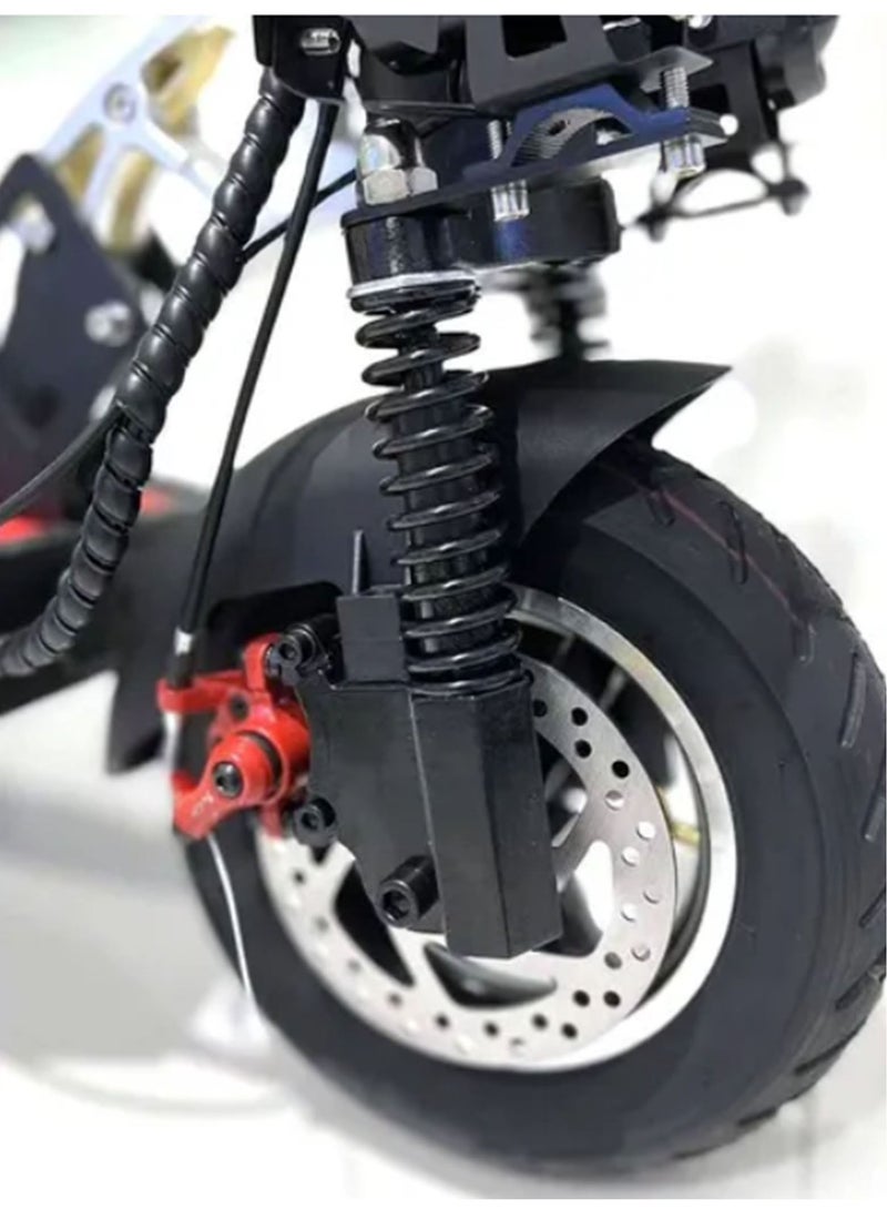 48V 13Ah Foldable Electric Scooter 10.5 Inch Off-Road Tires 3 Lights with Remote