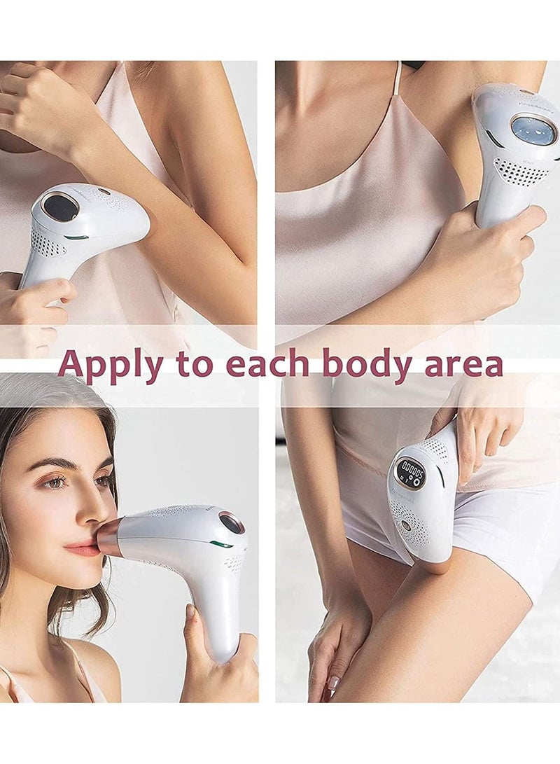 Laser Hair Removal for Women and Men, 500000 Flashes IPL Hair Removal Painless for Whole Body Use