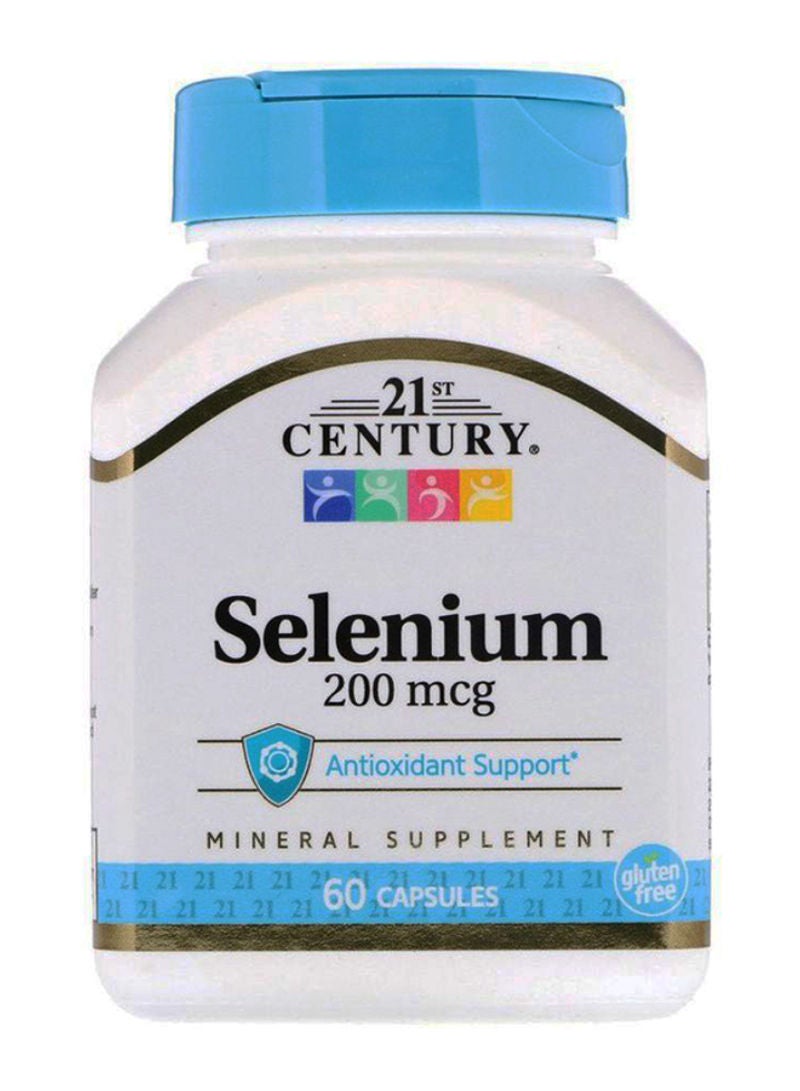 Selenium 200mcg - 60 Capsules