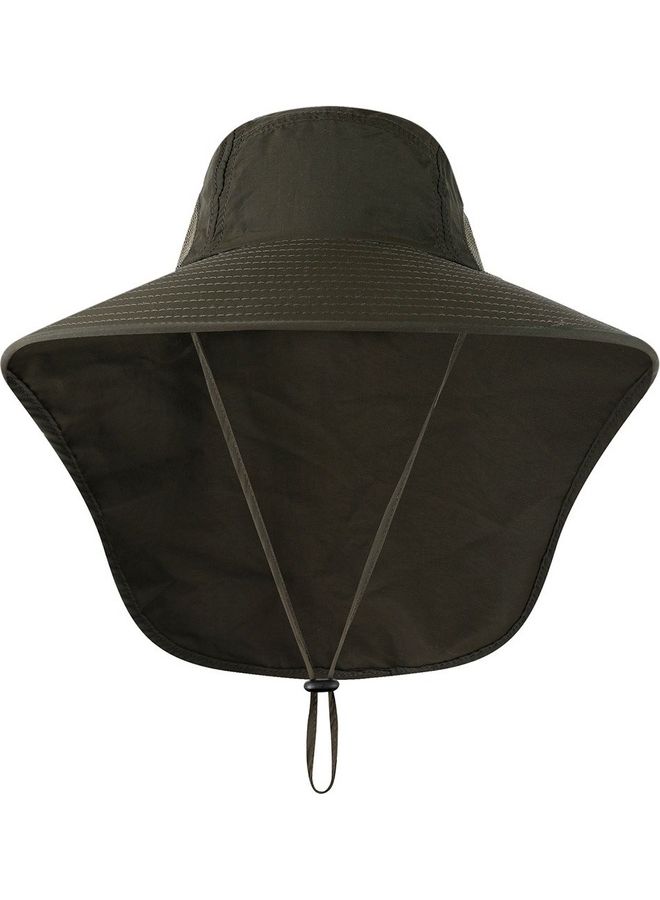 Uv Protection Fishing Hat With Neck Flap