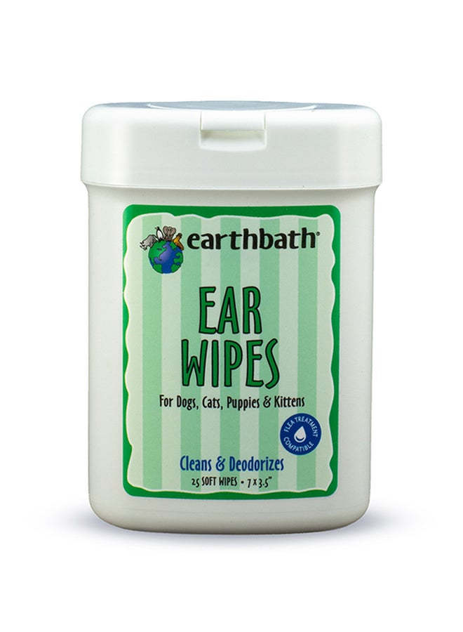 Ear Wipes With Witch Hazel 25 Count