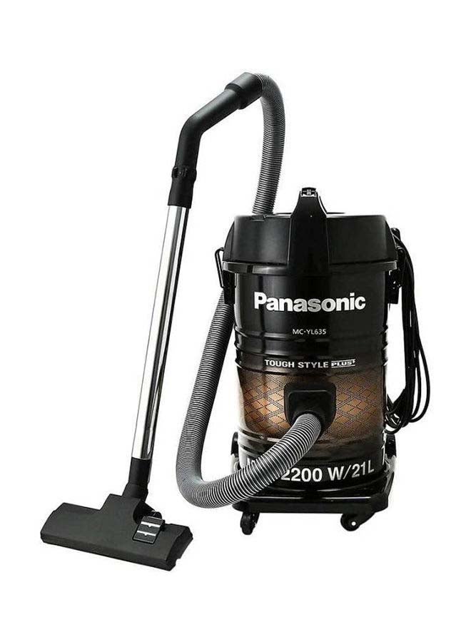 Drum Vacuum Cleaner 240 V 21 L 2200 W MCYL635 Black
