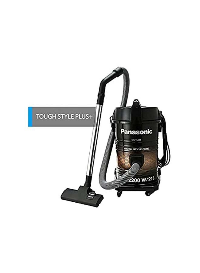 Touch Steel Plus Vacuum Cleaner 21 L 2200 W MCYL635 Black/Brown